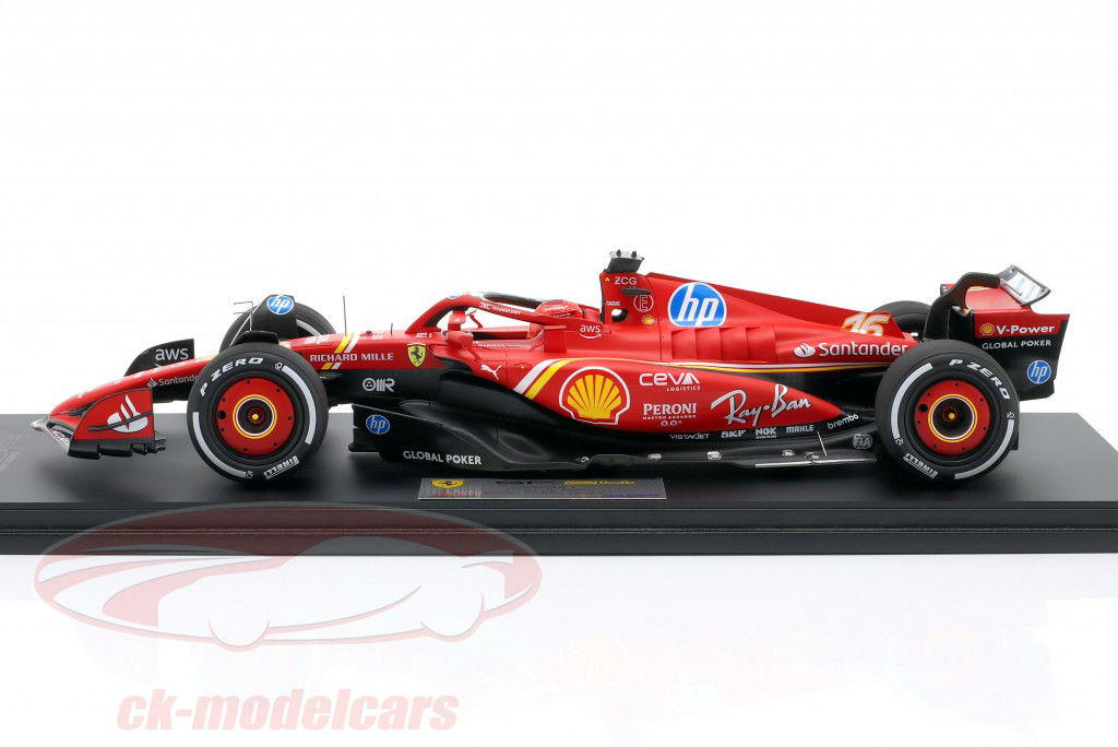 Charles Leclerc Ferrari SF-24 #16 vincitore U.S.A. GP formula 1 2024 1:18 LookSmart