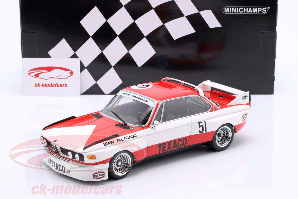 BMW 3.0 CSL #51 победитель Zandvoort GP NTK 1974 Vermeulen 1:18 Minichamps