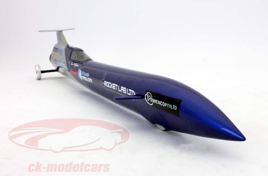 Австралиец Захватчик 5R Роско McGlashan 1,000 MPH Проект синий - серебро 1:43 Искра