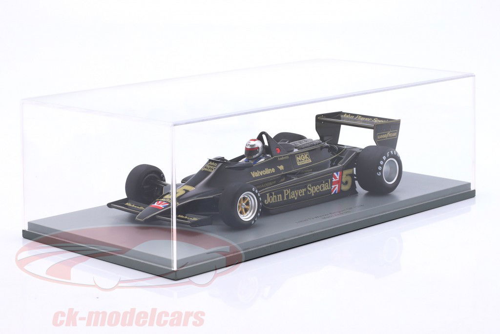 M. Andretti Lotus 79 #5 gagnant Belgique GP formule 1 Champion du monde 1978 1:18 Spark