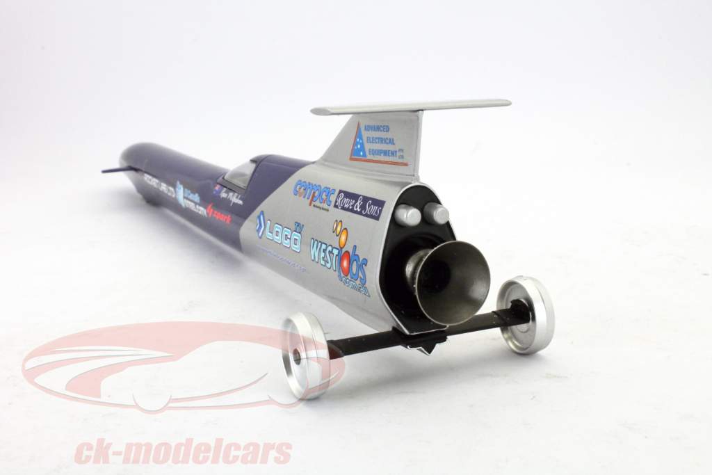 Aussie Invader 5R Rosco Mcglashan 1,000 MPH Project blau - silber 1:43 Spark
