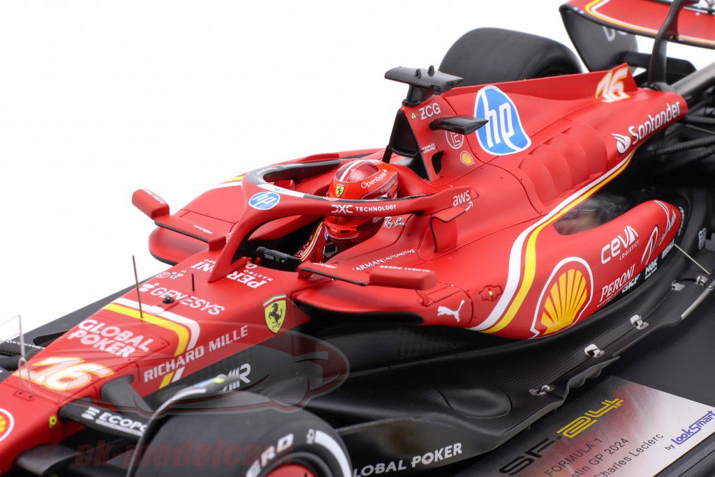 Charles Leclerc Ferrari SF-24 #16 vincitore U.S.A. GP formula 1 2024 1:18 LookSmart