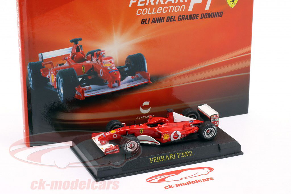 M. Schumacher Ferrari F2002 #1 formula 1 campione del mondo 2002 1:43 Edicola con Libro