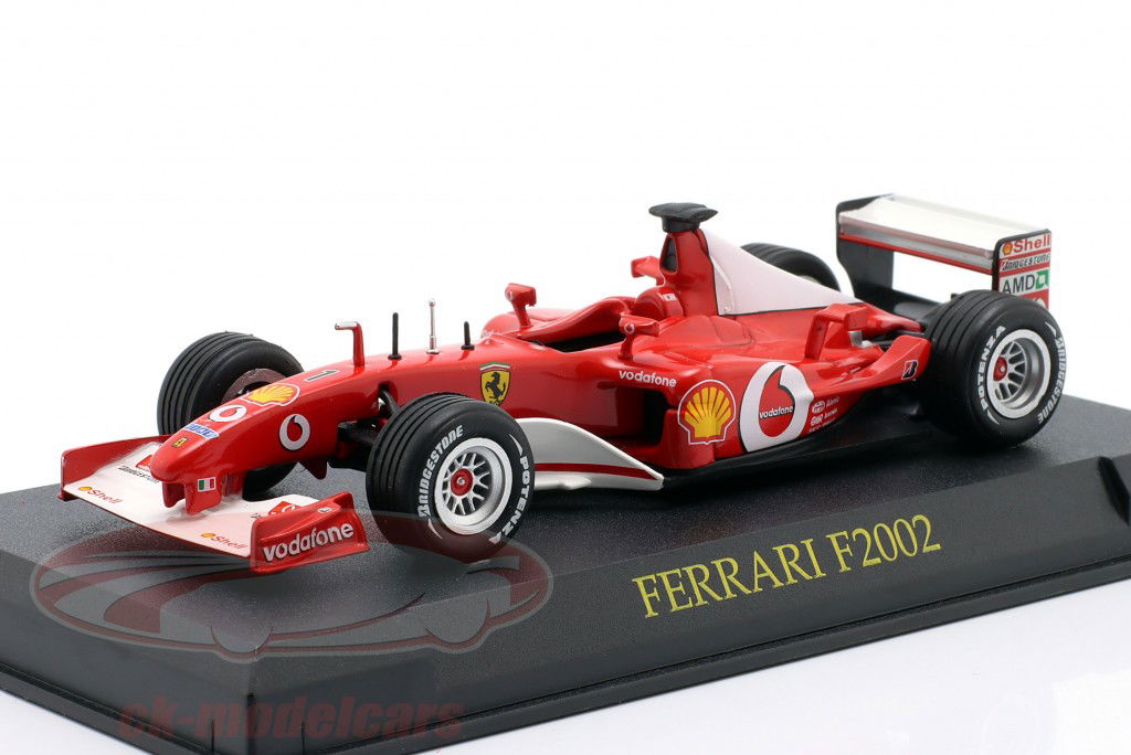 M. Schumacher Ferrari F2002 #1 Formel 1 Weltmeister 2002 1:43 Edicola mit Buch