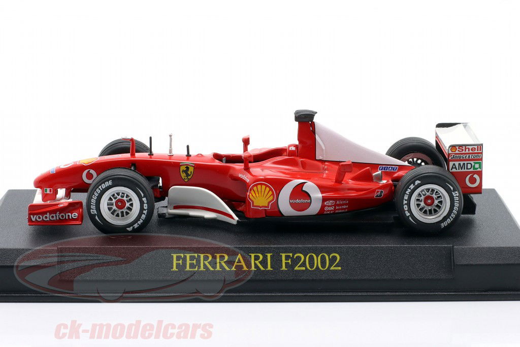M. Schumacher Ferrari F2002 #1 formula 1 campione del mondo 2002 1:43 Edicola con Libro