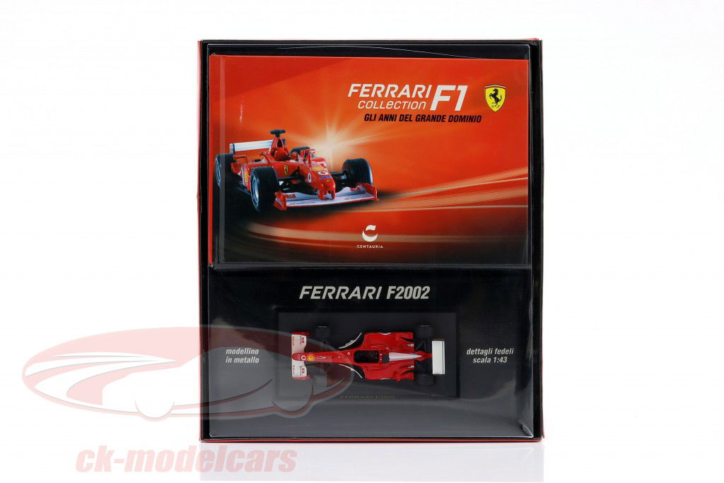 M. Schumacher Ferrari F2002 #1 formula 1 campione del mondo 2002 1:43 Edicola con Libro