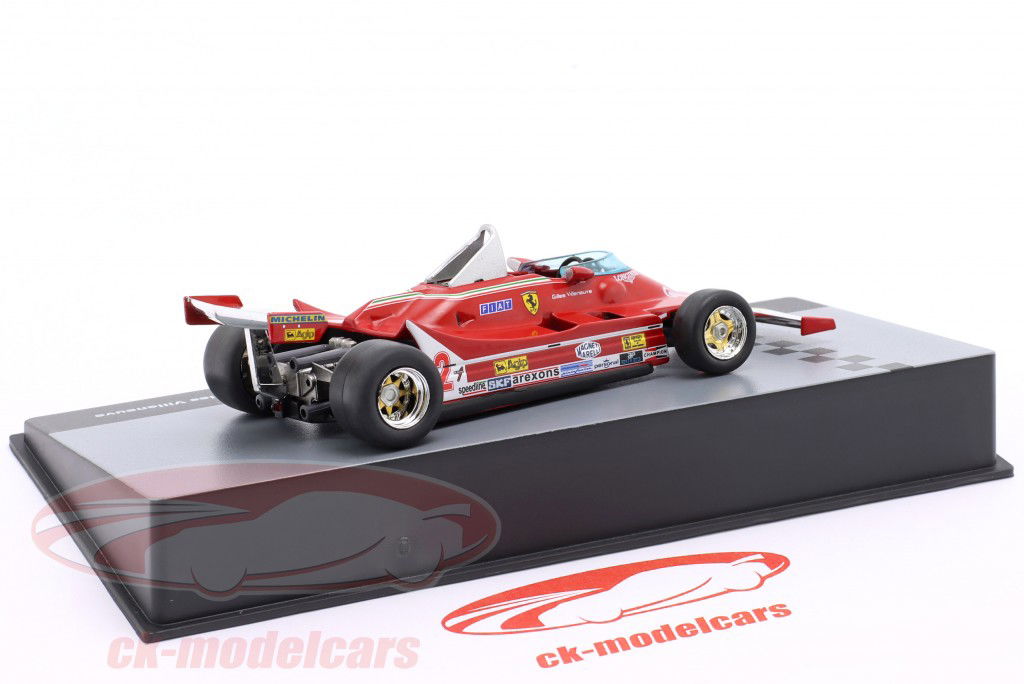 Gilles Villeneuve Ferrari 312T5 #2 式 1 1980 1:43 Altaya
