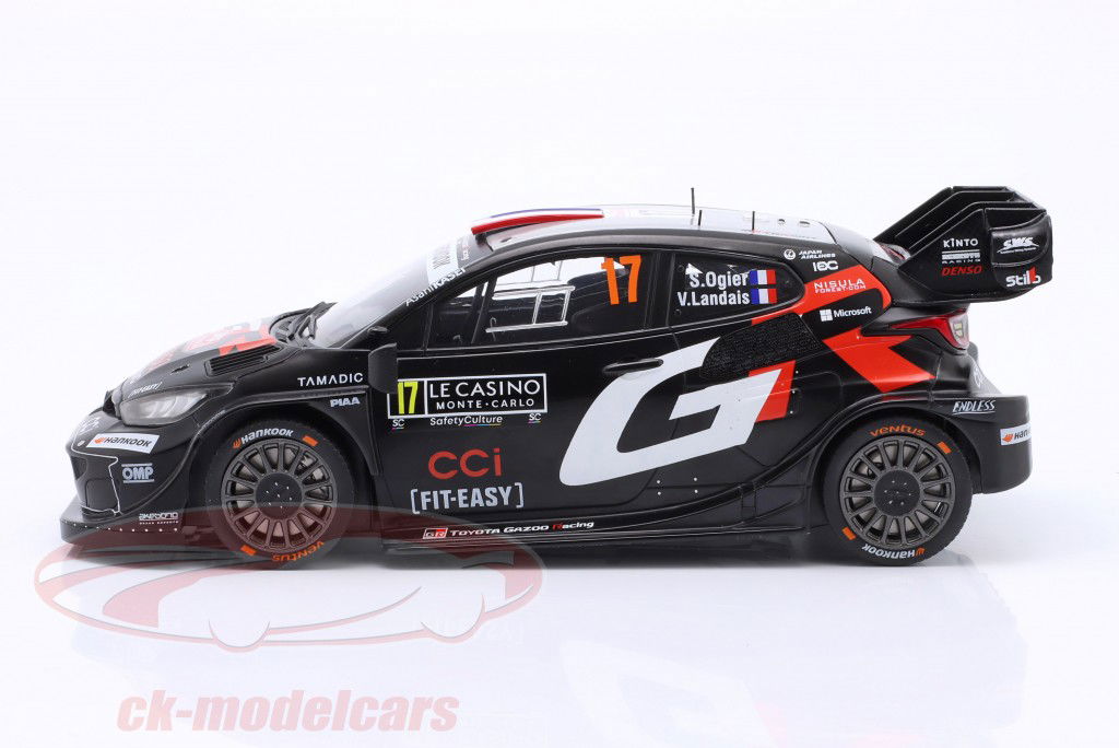 Toyota GR Yaris Rally1 #17 Sieger Rallye Monte Carlo 2025 Ogier, Landais 1:18 Ixo
