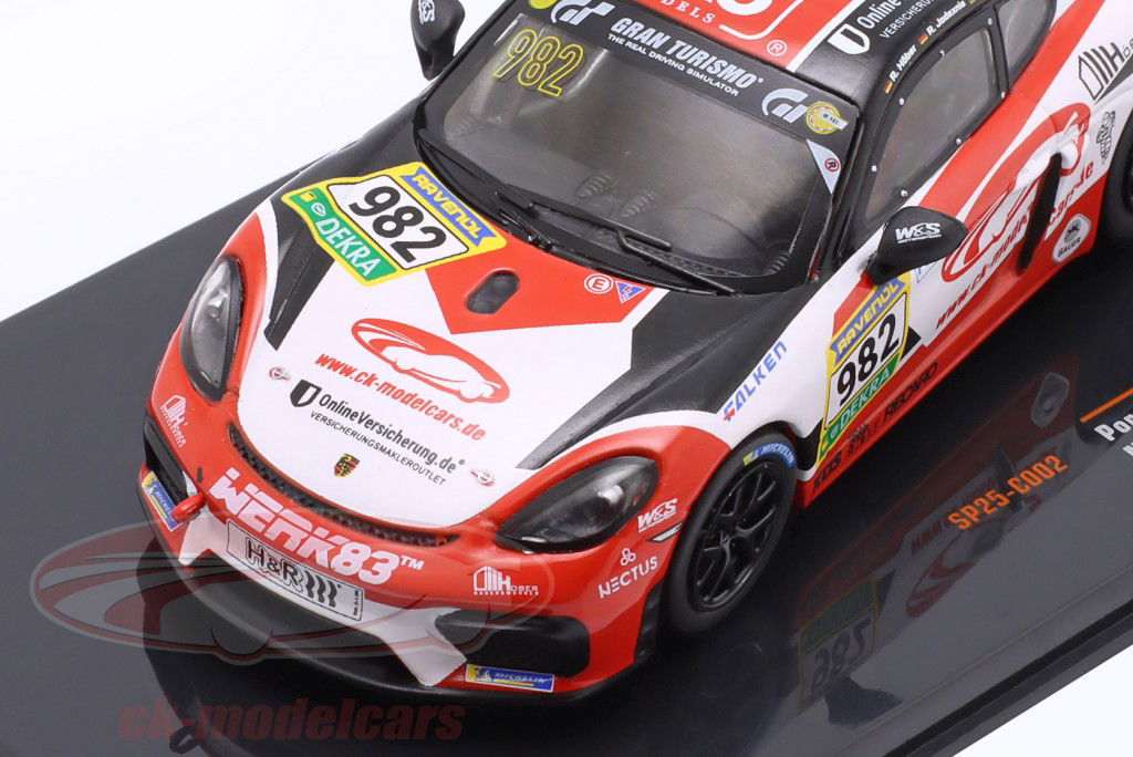 Porsche Cayman GT4 CS #982 NLS & 24h Nürburgring 2025 W&S Motorsport 1:43 Ixo