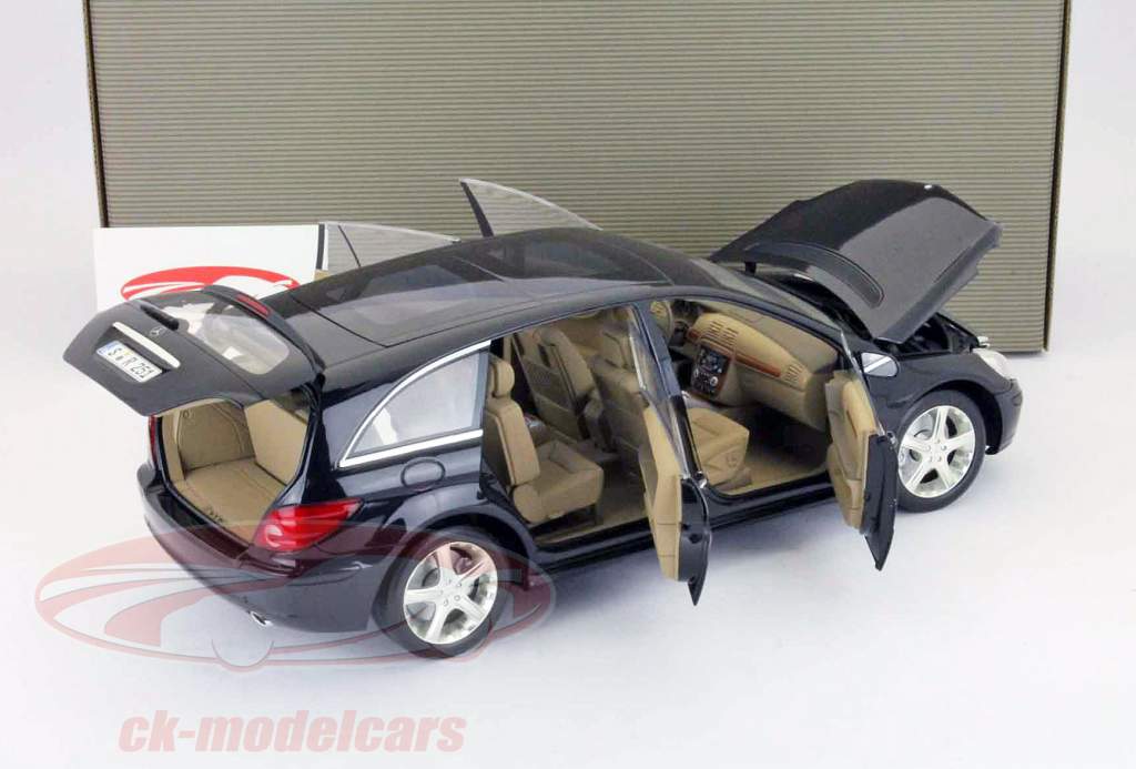 Minichamps 1:18 Mercedes-Benz R-Class obsidian black MB B6