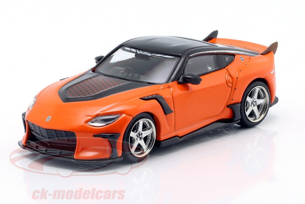 Nissan VeilSide FFZ400 Fairlady naranja / negro 1:64 Tarmac Works