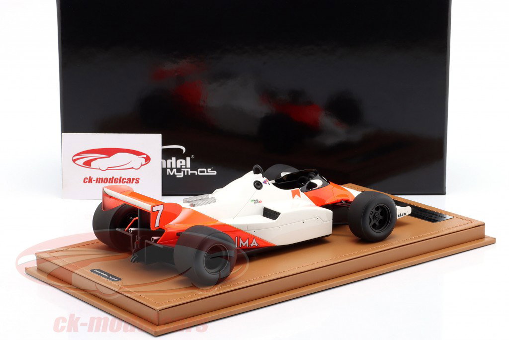 Ayrton Senna #7 teste Silverstone fórmula 1 1983 1:18 Tecnomodel
