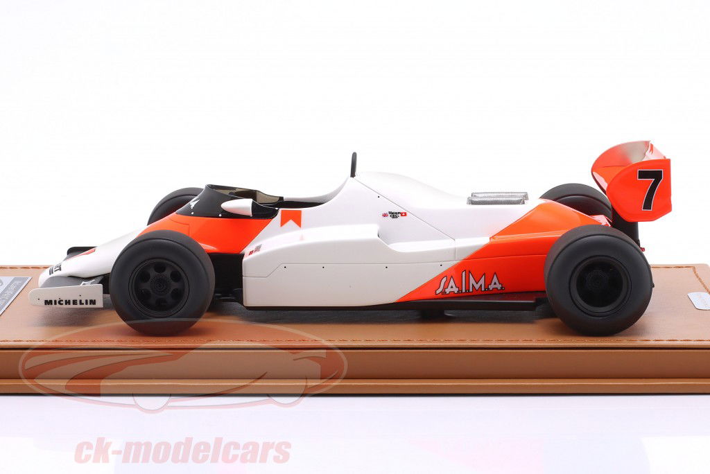 John Watson MP4/1C #7 winnaar USA West GP formule 1 1983 1:18 Tecnomodel