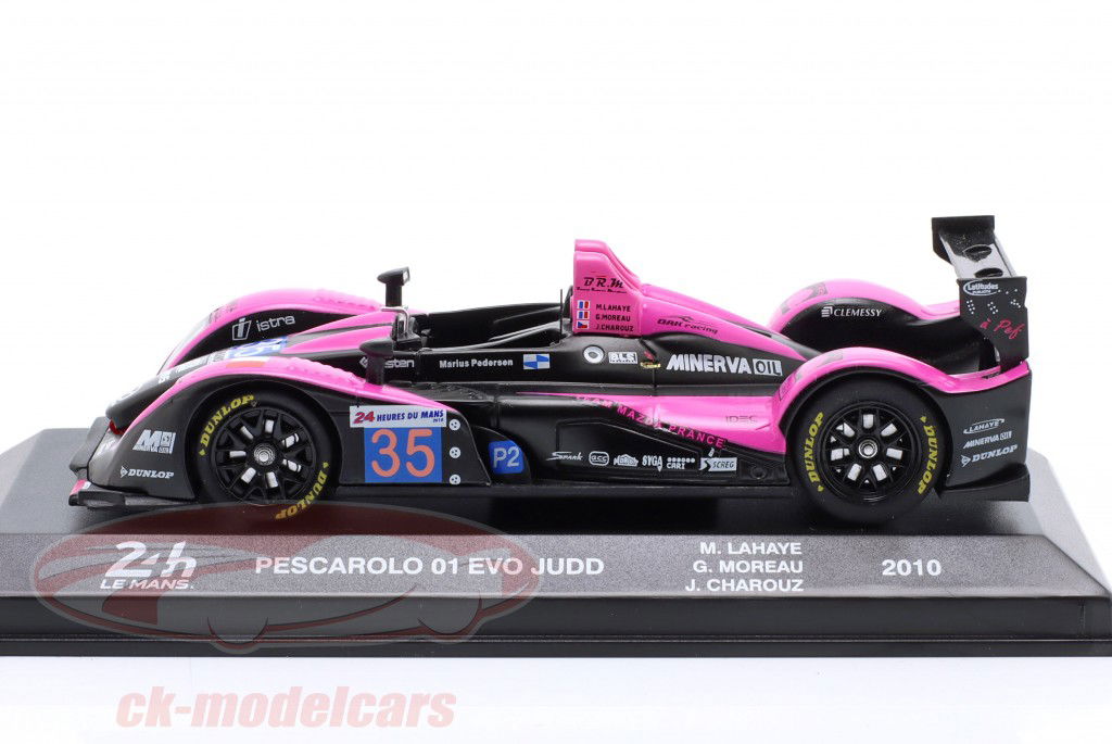 Pescarolo 01 #35 7e 24h LeMans 2010 Lahaye, Moreau, Charouz 1:43 Altaya