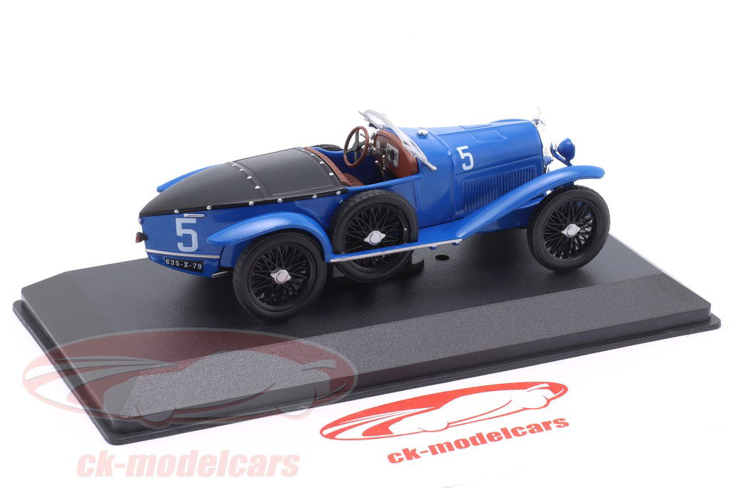 Lorraine-Dietrich B3-6 #5 winnaar 24h LeMans 1925 Rossignol, Courcelles 1:43 Altaya