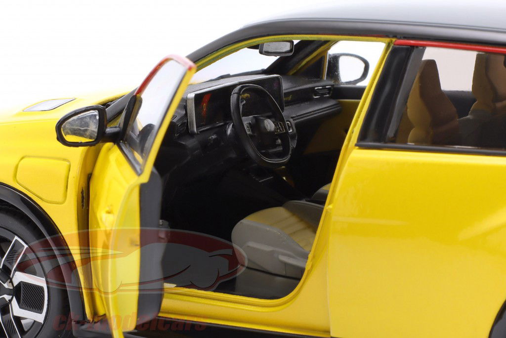 Renault 5 E-Tech Année de construction 2024 pop jaune 1:18 Solido