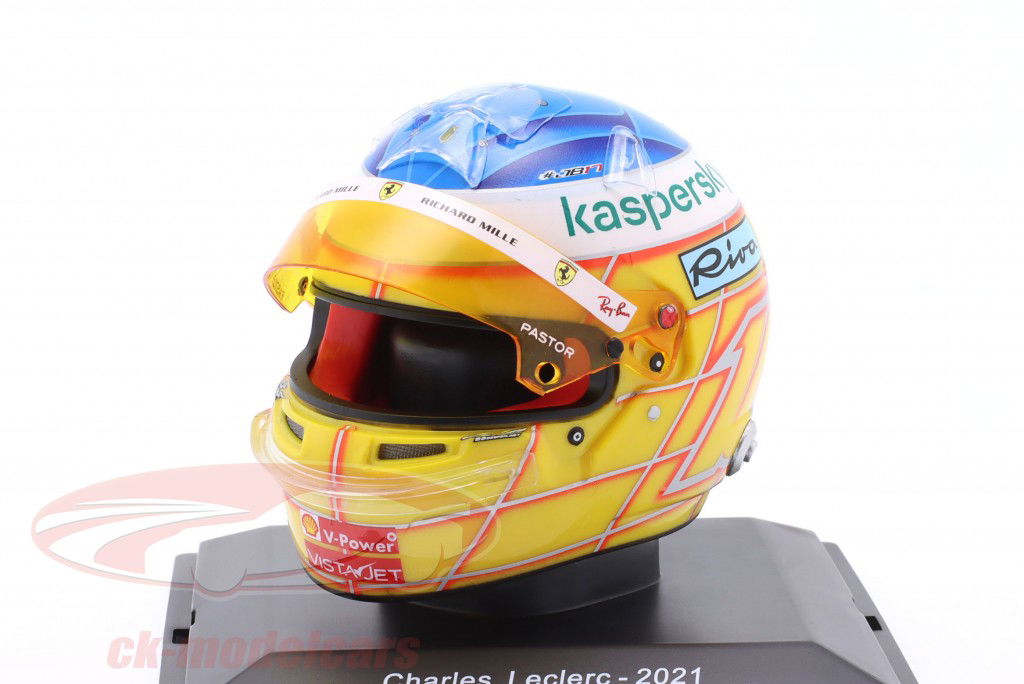 Charles Leclerc Ferrari #16 Франция GP формула 1 2021 шлем 1:5 Spark Editions