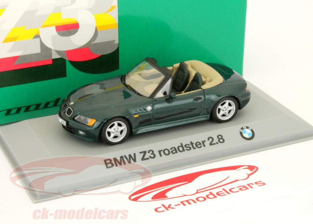 Minichamps 1:43 BMW Z3 roadster 2.8 dunkelgrün 80 42 9 421