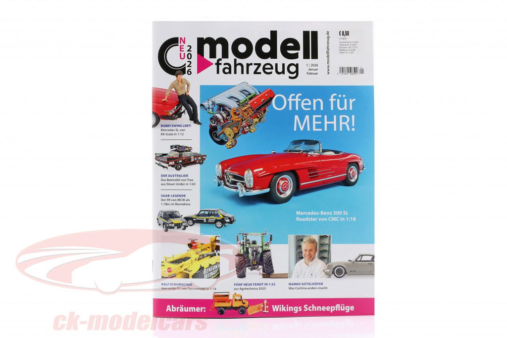 rivista MODELLFAHRZEUG produzione Gennaio / Febbraio - NO. 1 / 2026