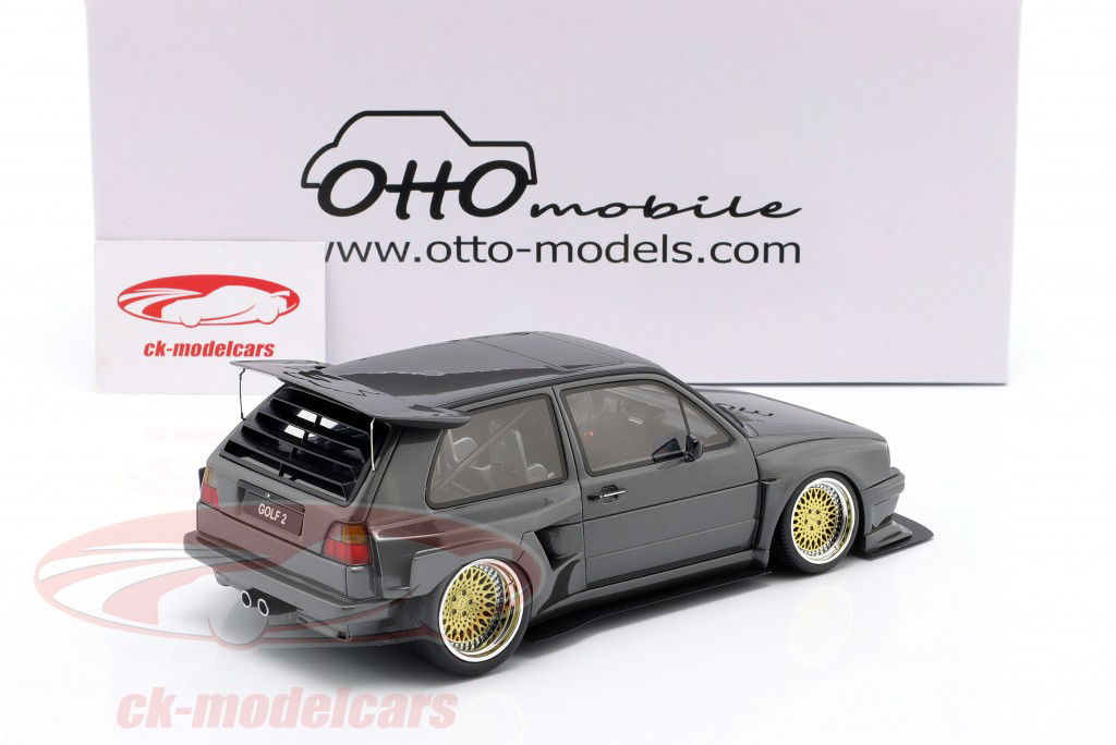 Volkswagen VW Golf II GTi Khyzyl Saleem 2021 Ascot cinza metálico 1:18 OttOmobile