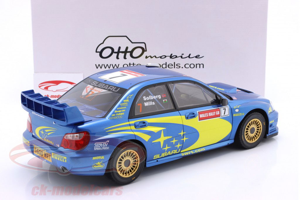 Subaru Impreza S9 #7 Sieger Rallye Wales 2003 Solberg, Mills 1:12 OttOmobile