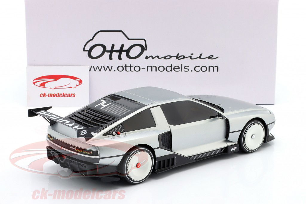 Hyundai N Vision 74 Anno di costruzione 2022 noioso alluminio 1:18 OttOmobile