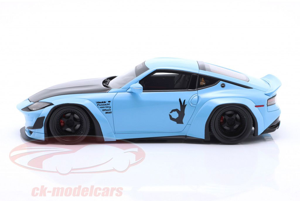 Nissan Fairlady Z Pandem Год постройки 2025 Китай синий 1:18 GT-Spirit