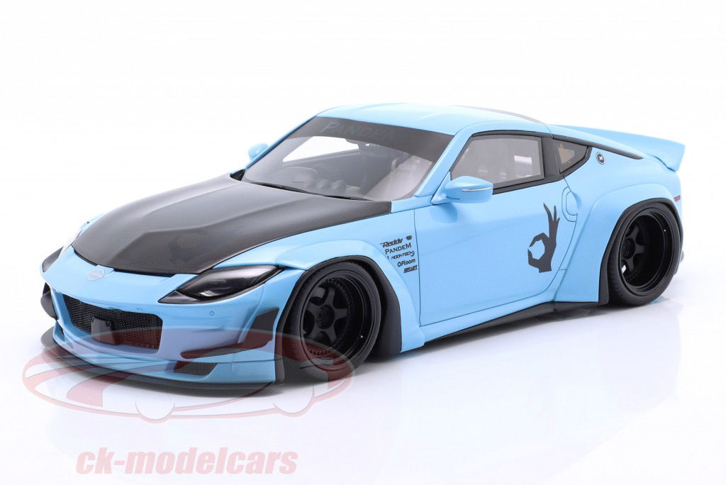 Nissan Fairlady Z Pandem Год постройки 2025 Китай синий 1:18 GT-Spirit