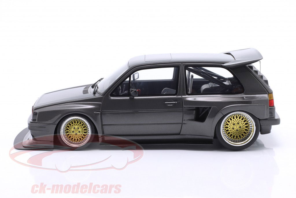 Volkswagen VW Golf II GTi Khyzyl Saleem 2021 Ascot cinza metálico 1:18 OttOmobile