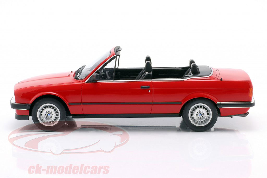 BMW 325i (E30) Convertible year 1986 red 1:18 OttOmobile