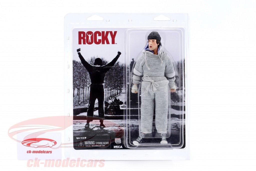 Rocky Balboa Action figure with Sweatsuit grey 20cm Neca