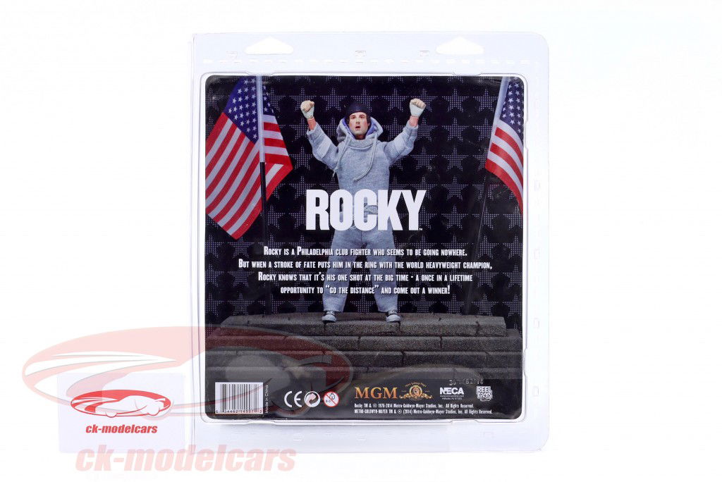 Rocky Balboa Action figure with Sweatsuit grey 20cm Neca