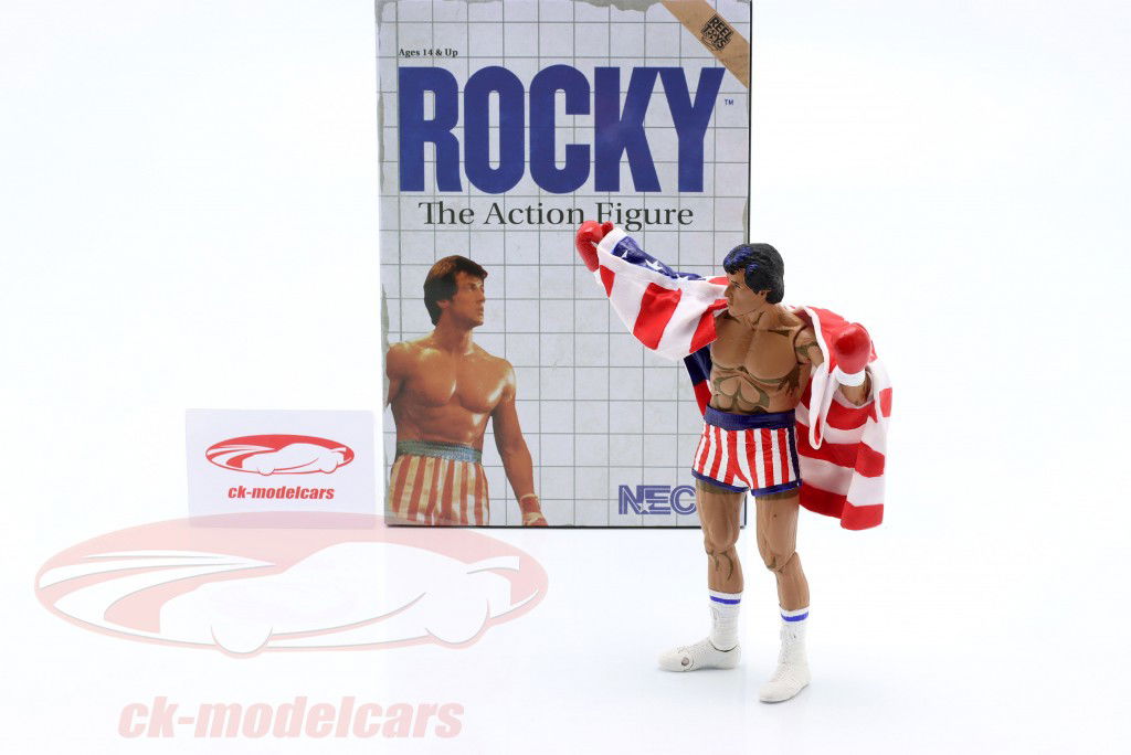 Rocky Action-Figure em elementos visuais de videogames 17,8cm Neca