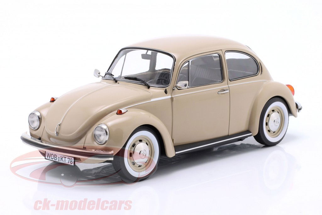 Volkswagen VW escarabajo 1303 Año de construcción 1973 Sáhara beige 1:18 Norev