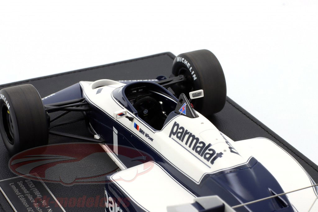Nelson Piquet Brabham BT53 #1 2e Oostenrijks GP formule 1 1984 1:18 GP Replicas