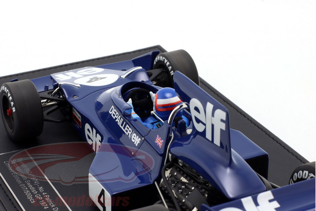 Patrick Depailler Tyrrell 007 #4 2位 スウェーデン GP 式 1 1974 1:18 GP Replicas