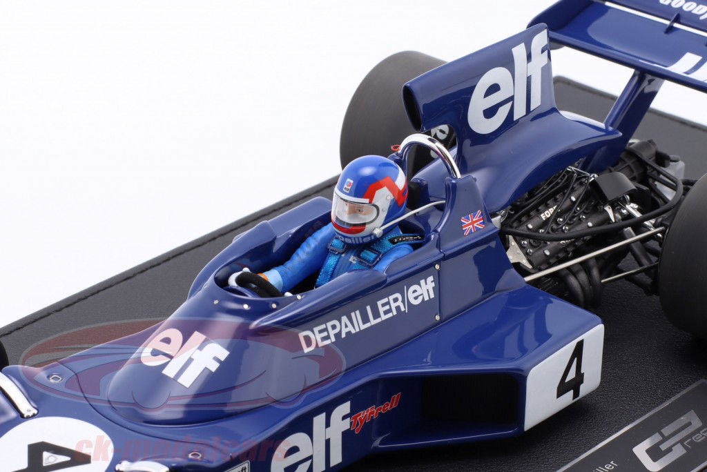 Patrick Depailler Tyrrell 007 #4 2位 スウェーデン GP 式 1 1974 1:18 GP Replicas