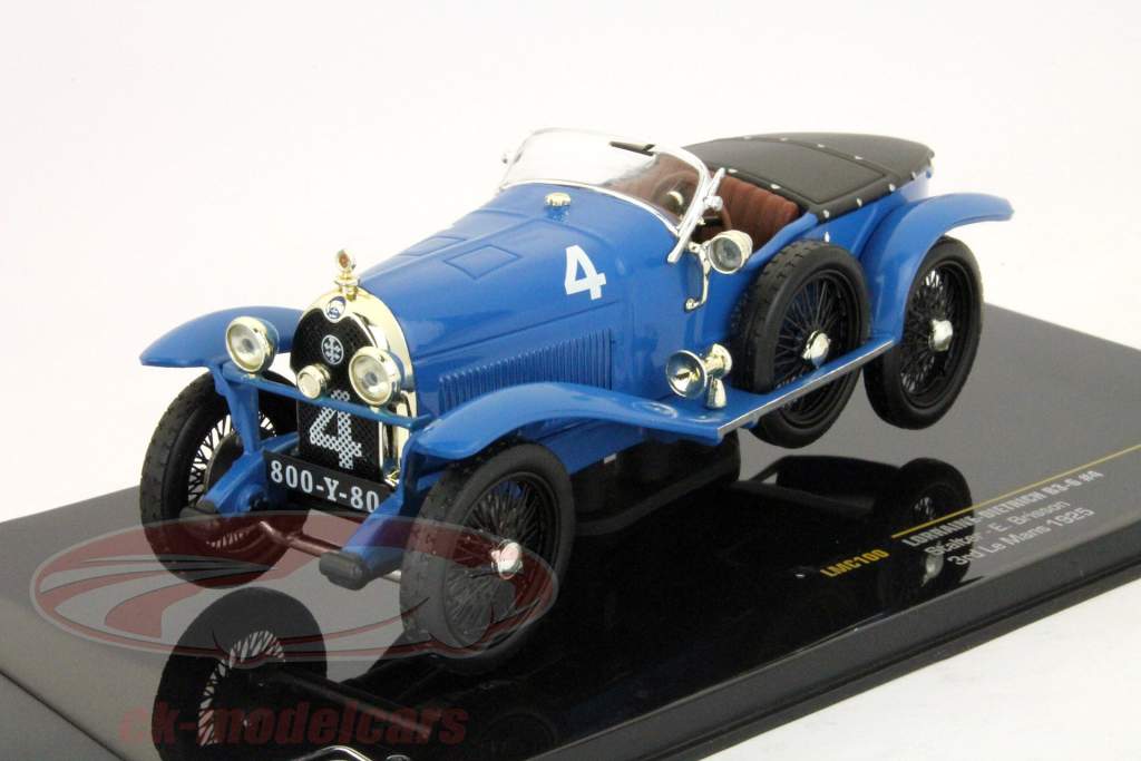 洛林 - 迪特里希B3-6＃4 24小时勒芒1925 Stalter / E.Brisson 1:43 IXO