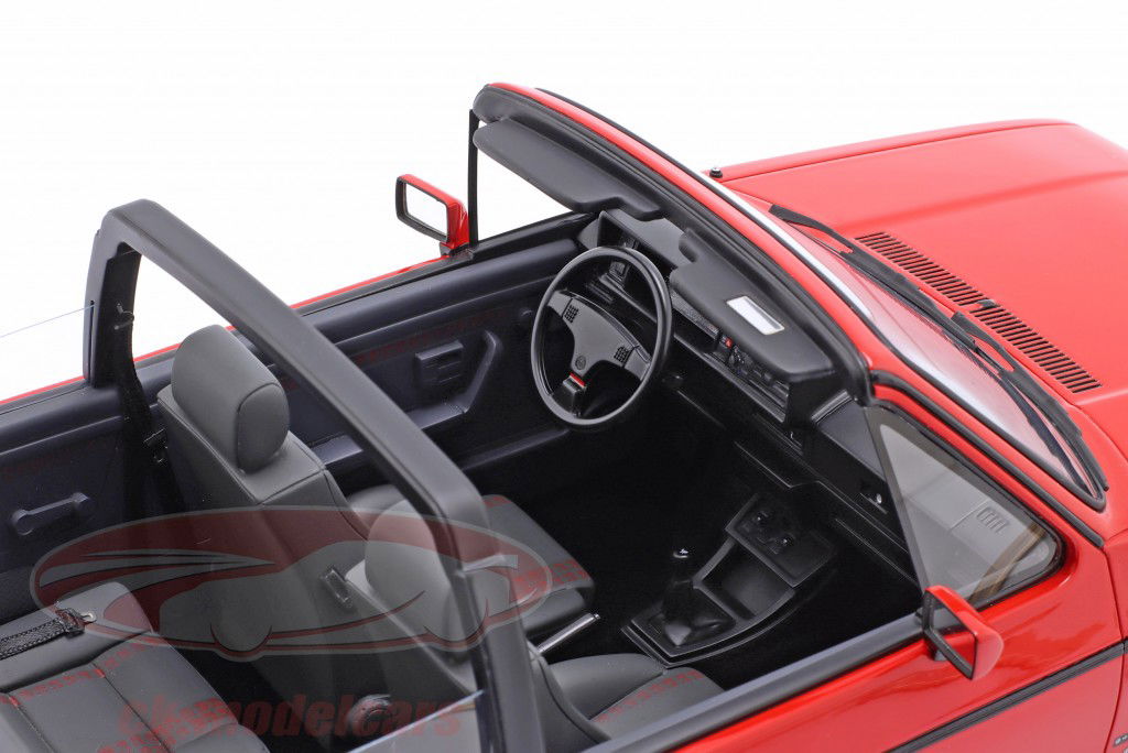 Volkswagen VW Golf Convertible Sportline Mk1 Année de construction 1991 rouge 1:12 OttOmobile