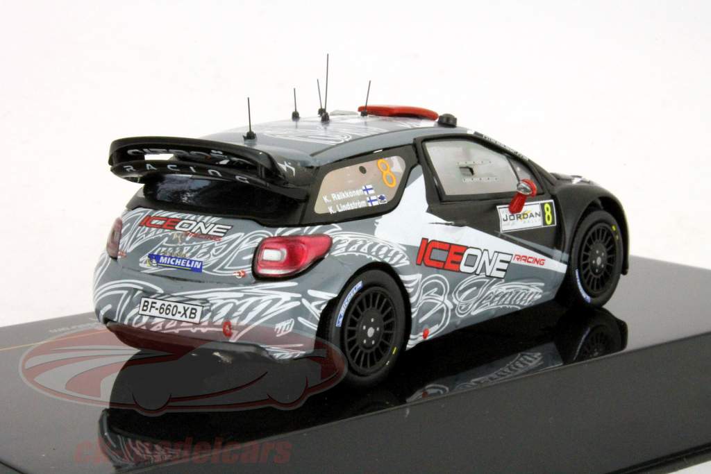 雪铁龙DS3 WRC约旦拉力赛2011年第8莱科宁林德斯特罗姆1:43 IXO