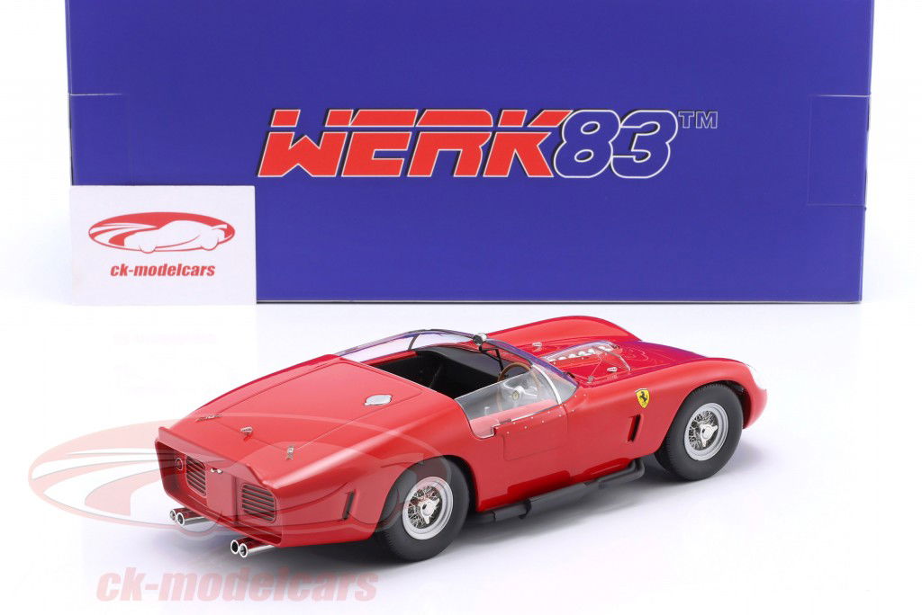 Ferrari 250 TR61 Plain Body Edition rød 1:18 WERK83