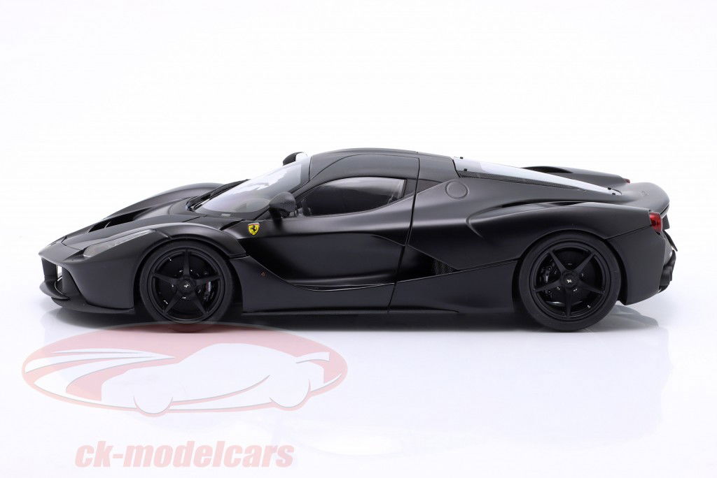 Ferrari LaFerrari Byggeår 2013-2018 kedelig sort 1:18 BBR