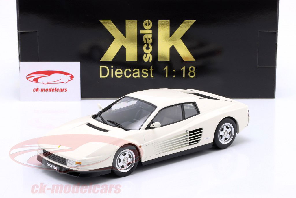 Ferrari Testarossa Year of construction 1986 white 1:18 KK-Scale
