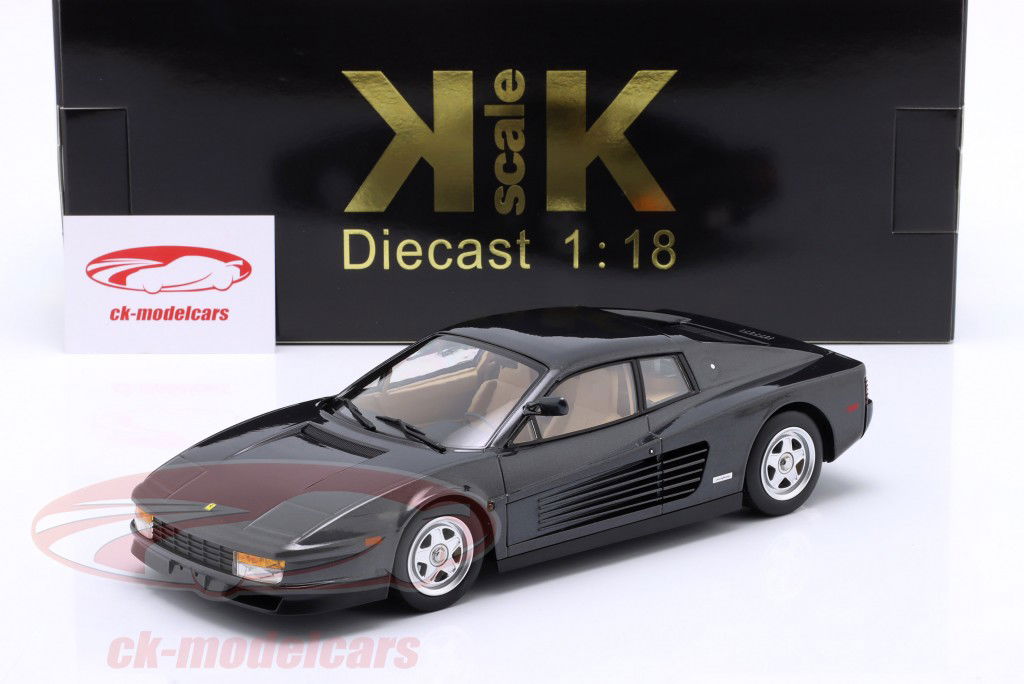 Ferrari Testarossa US Version Miami Vice 1984 anthracite 1:18 KK-Scale