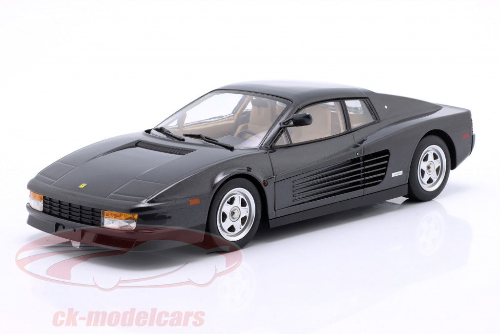Ferrari Testarossa US Version Miami Vice 1984 anthracite 1:18 KK-Scale