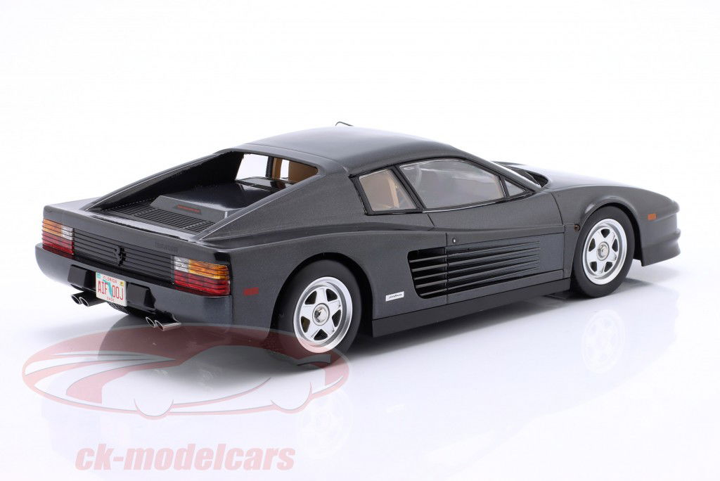 Ferrari Testarossa US Version Miami Vice 1984 anthracite 1:18 KK-Scale