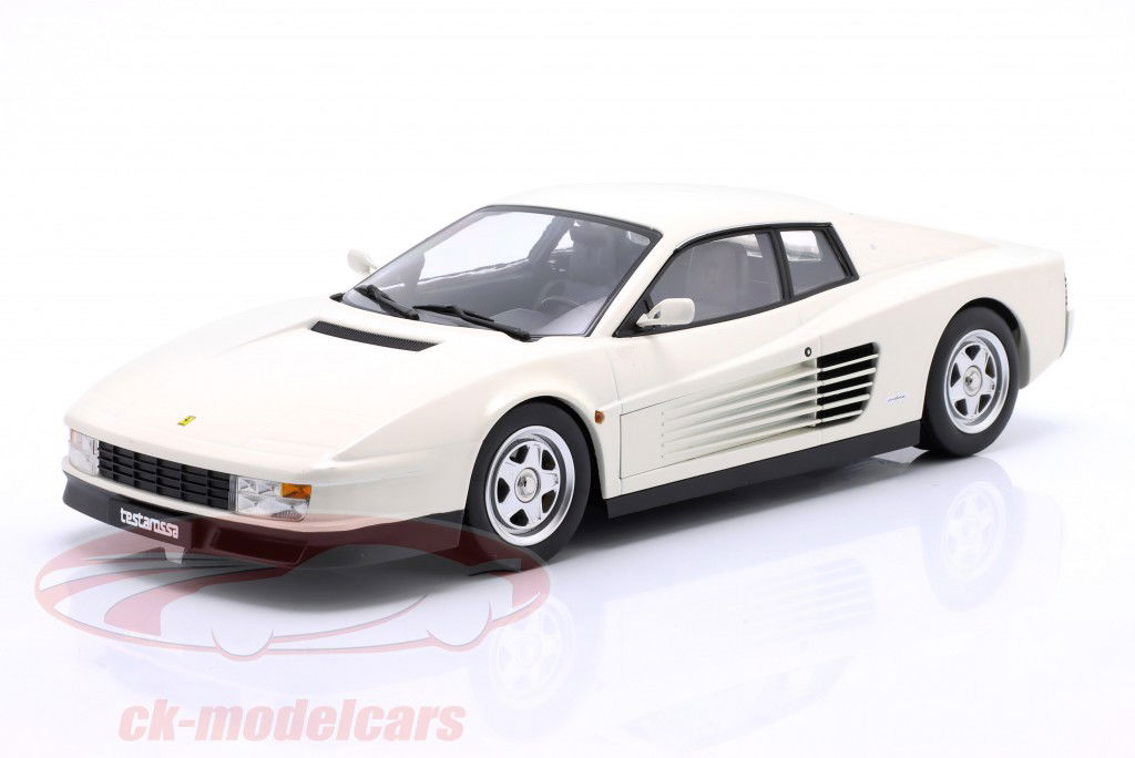 Ferrari Testarossa Année de construction 1986 blanc 1:18 KK-Scale