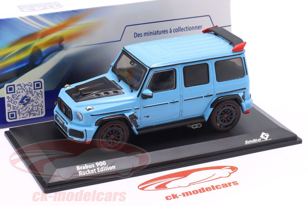 Brabus 900 Rocket Edition Bouwjaar 2021 China blauw 1:43 Solido