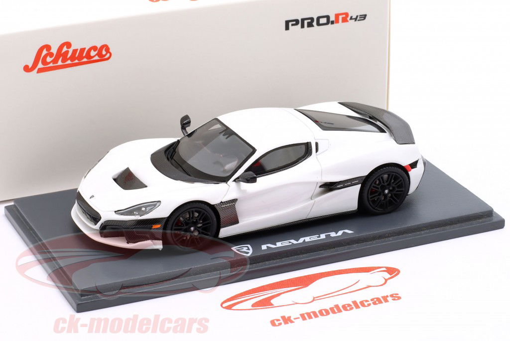 Rimac Nevera Année de construction 2022 blanc 1:43 Schuco