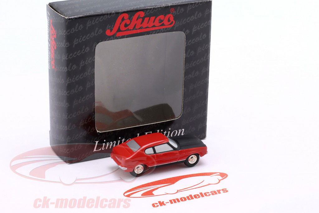 Ford Capri GT Year 1969-1973 red / black 1:87 Schuco